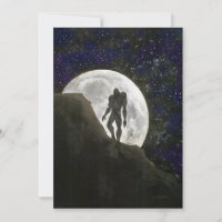 Wolfman Full Moon Invitation