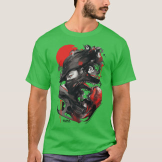 Wolfman Vaporwave Streetwear Urban Premium friend T-Shirt