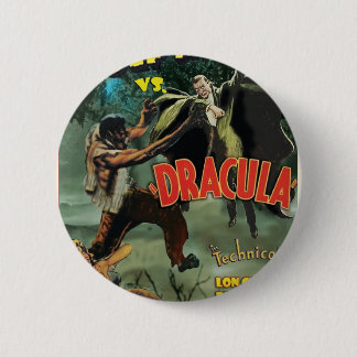 WOLFMAN VS DRACULA by Philip J. Riley 2 Inch Round Button