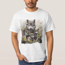 Wolfmother with two Cubs