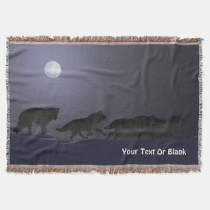 Wolfpack Throw Blanket