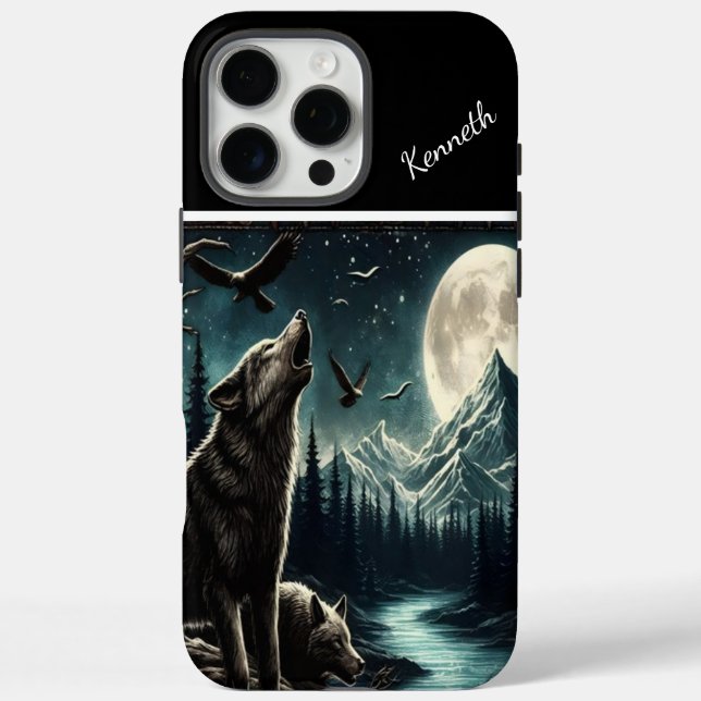 Wolf's Moonlit Howl Case-Mate iPhone Case (Back)