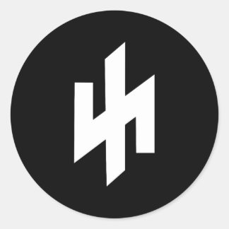 Wolfsangel Protection From Wolves Of Winter Rune 4 Classic Round Sticker