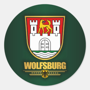 Wolfsburg Classic Round Sticker