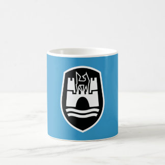 Wolfsburg Coat of Arms (black white) Coffee Mug