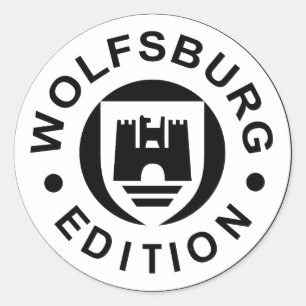 Wolfsburg Edition (black) Classic Round Sticker