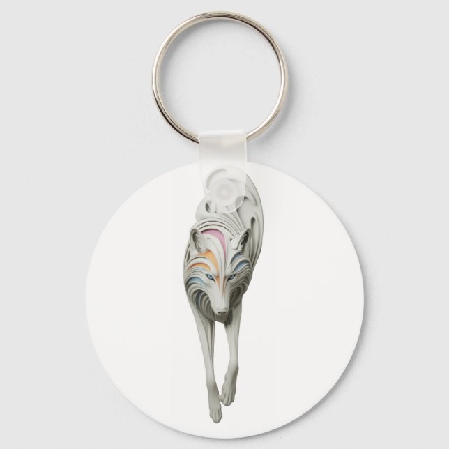 WolfVibes Keychain (Front)