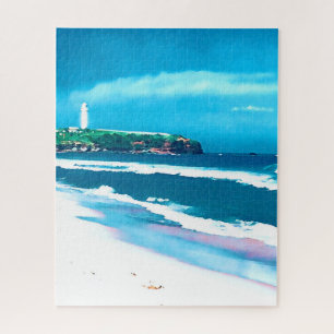Wollongong Beach lighthouse NSW Jigsaw Puzzle