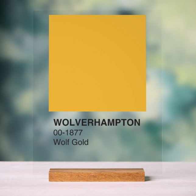 Wolverhampton Wolf Gold - Arrière - plan clair (Neutre)