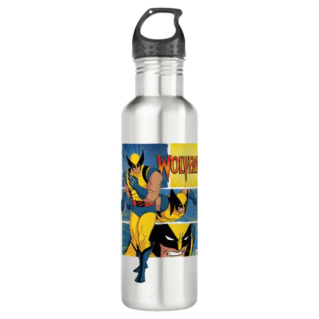 Wolverine Character Panel Graphic 710 Ml Water Bottle (Front)