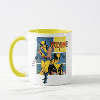 Wolverine Character Panel Graphic Mug