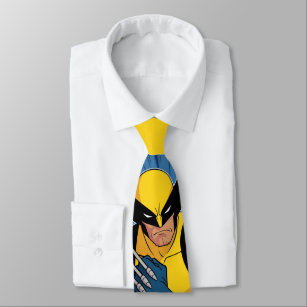Wolverine Character Panel Graphic Tie