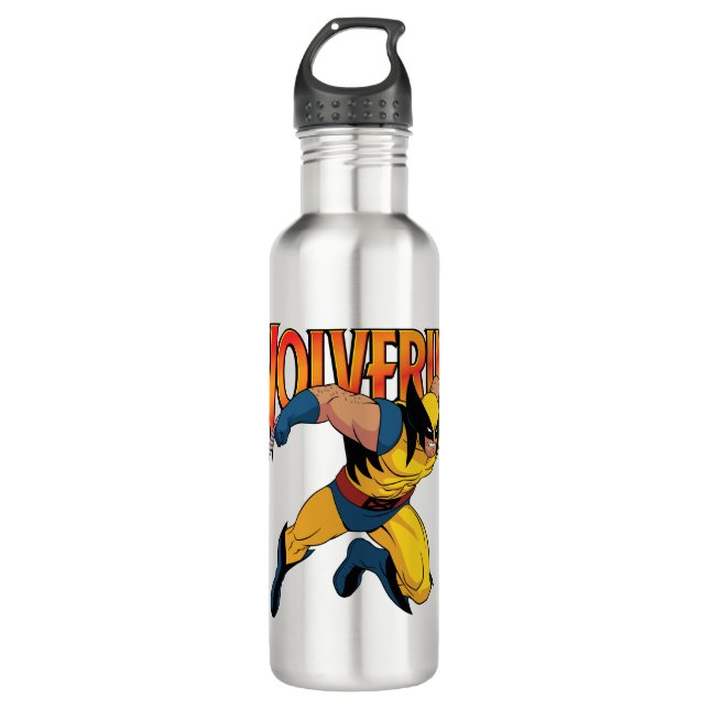 Wolverine Character Pose 710 Ml Water Bottle (Front)