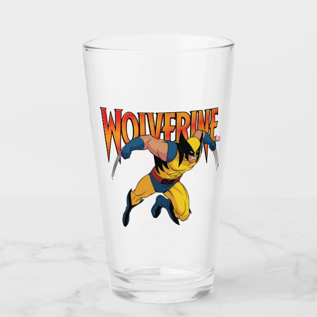 Wolverine Character Pose Glass (Front)