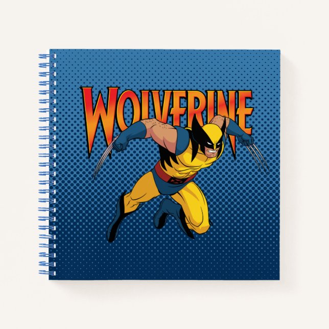 Wolverine Character Pose Notebook (Front)