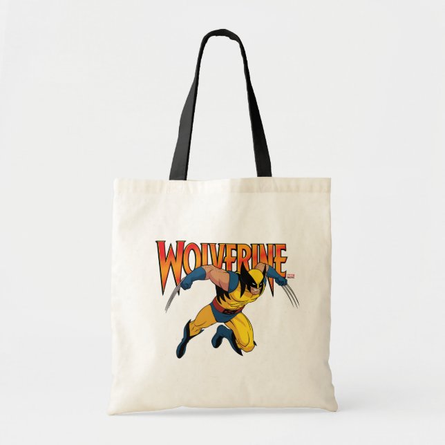 Wolverine Character Pose Tote Bag (Front)