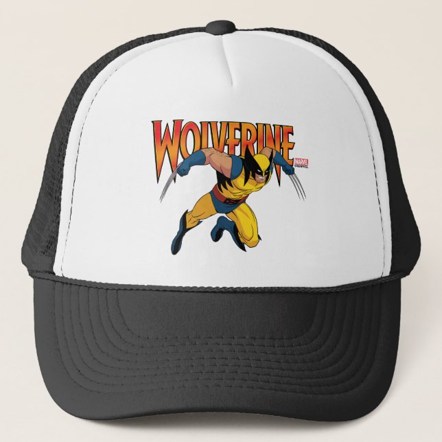 Wolverine Character Pose Trucker Hat (Front)
