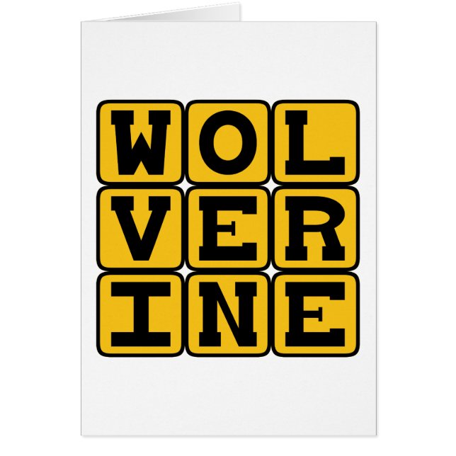 Wolverine, Ferocious Mammal (Front)