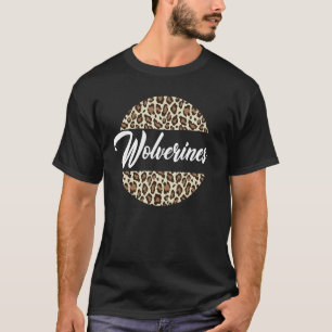 Wolverines High School Mascot Sports Team Women's T-Shirt