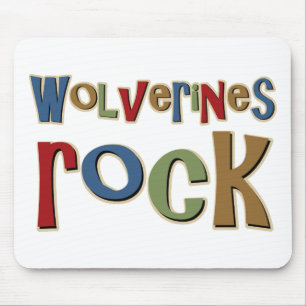 Wolverines Rock Mouse Pad