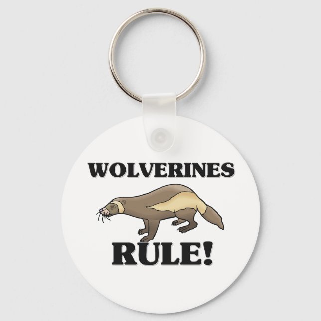 WOLVERINES Rule! Keychain (Front)