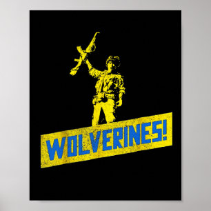 Wolverines Support Ukraine Stand With Ukraine Ukra Poster