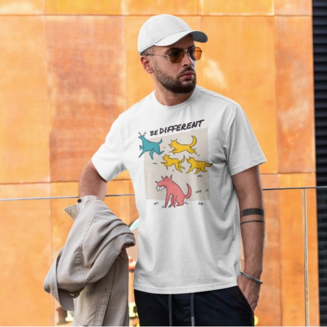 Wolves And Deer Doodle T-Shirt (Creator Uploaded)