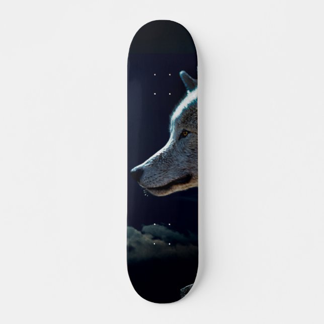 Wolves  and the fool moon skateboard (Front)