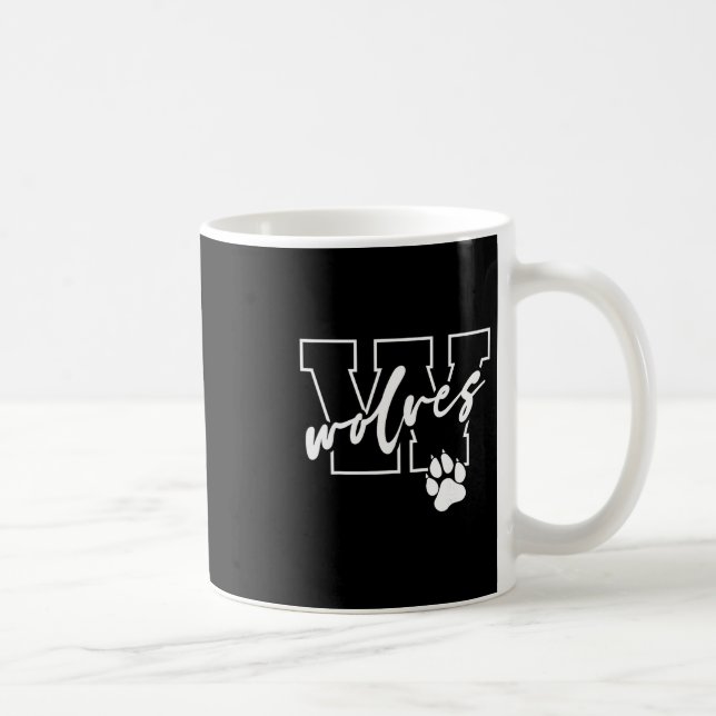 Wolves  coffee mug (Right)
