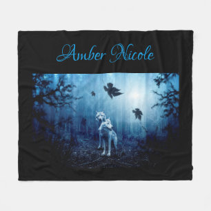Wolves Fleece Blanket