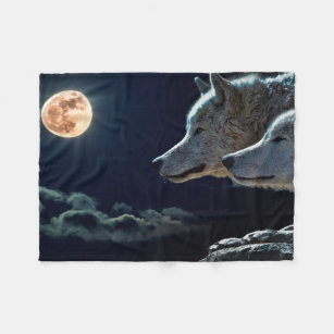 Wolves Fleece Blanket
