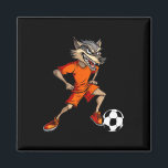 Wolves Football Footballer Wolf  Magnet<br><div class="desc">Wolves Football Footballer Wolf</div>