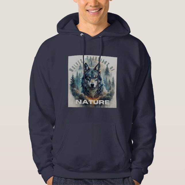 Wolves Guardians of Nature Hoodie (Front)