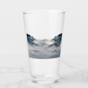 Wolves in a Winter Landscape Glass