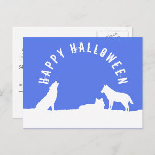 Wolves in Snow, Halloween Party Invitation