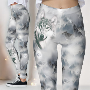 Wolves in the Wilderness Magical Full Moon Leggings