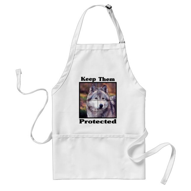 Wolves-Keep them Protected Standard Apron (Front)