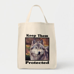Wolves-Keep them Protected Tote Bag