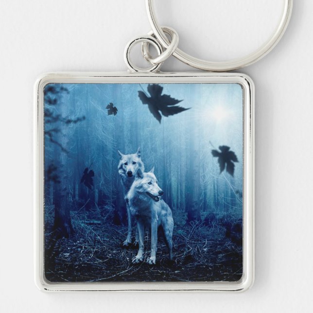 Wolves Keychain (Front)