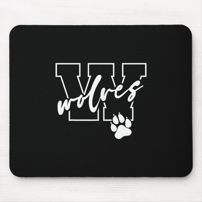 Wolves  mouse pad (Front)