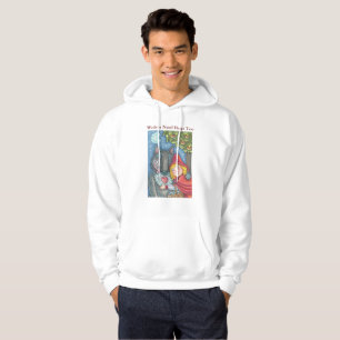 Wolves Need Hugs Too, HOODED SWEATSHIRT *Customize