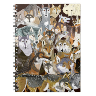 Wolves of Belette Le Pink Notebook