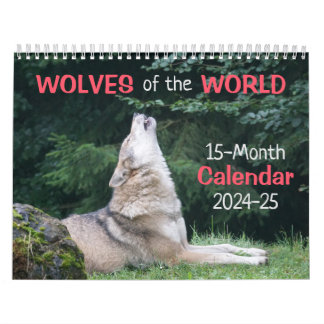 Wolves of the World 15 Mo. Calendar 2024-25