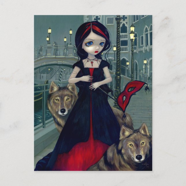 "Wolves of Venice" Postcard (Front)