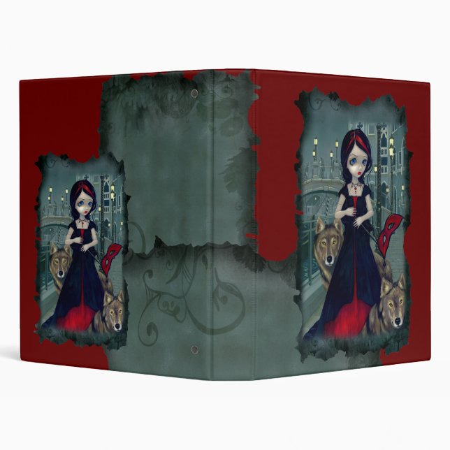 Wolves of Venice vampire wolf gothic fairy Binder (Background)