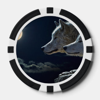 Wolves Poker Chips