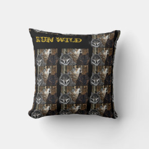 WOLVES    THROW PILLOW