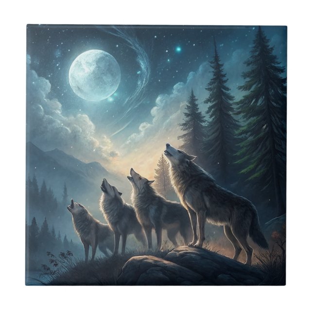 Wolves Tile (Front)