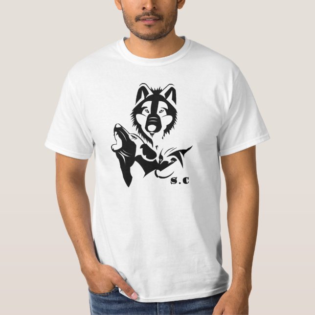 Wolves Tribal T-Shirt (Front)