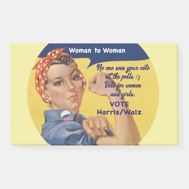 Woman2Woman Notes | Rosie the Riveter (Front)